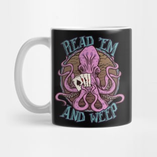 Poker Playing Kraken with Four Aces Mug